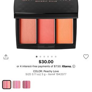 Anastasia Blush Trio - Peachy love